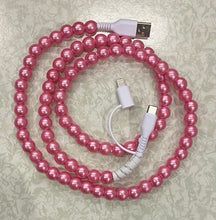 Load image into Gallery viewer, Beaded Phone Charger Cord