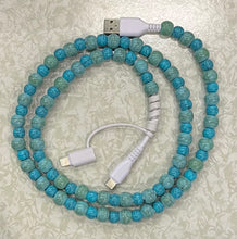 Load image into Gallery viewer, Beaded Phone Charger Cord