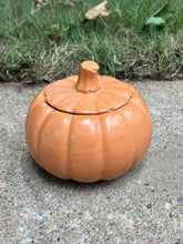 Load image into Gallery viewer, Handmade Concrete Pumpkin Jars/Planters/Decoration