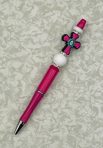 Beaded Cross Pen