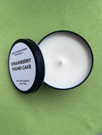 Strawberry Pound Cake Candle Tin 6 oz. net weight