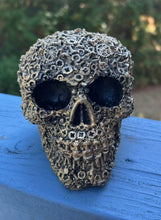 Load image into Gallery viewer, Handmade Concrete Gear Skull
