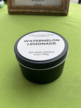 Load image into Gallery viewer, Watermelon Lemonade Candle Tin 6 oz. net weight