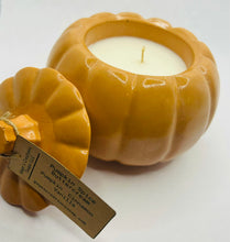 Load image into Gallery viewer, Pumpkin Spice Buttercream Concrete Pumpkin Candles-Large