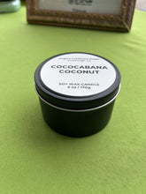 Load image into Gallery viewer, Cococabana Coconut Candle Tin 6 oz. net weight