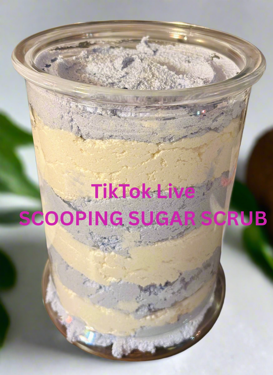 TikTok Live Scooping Sugar Scrub