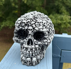 Handmade Concrete Skull