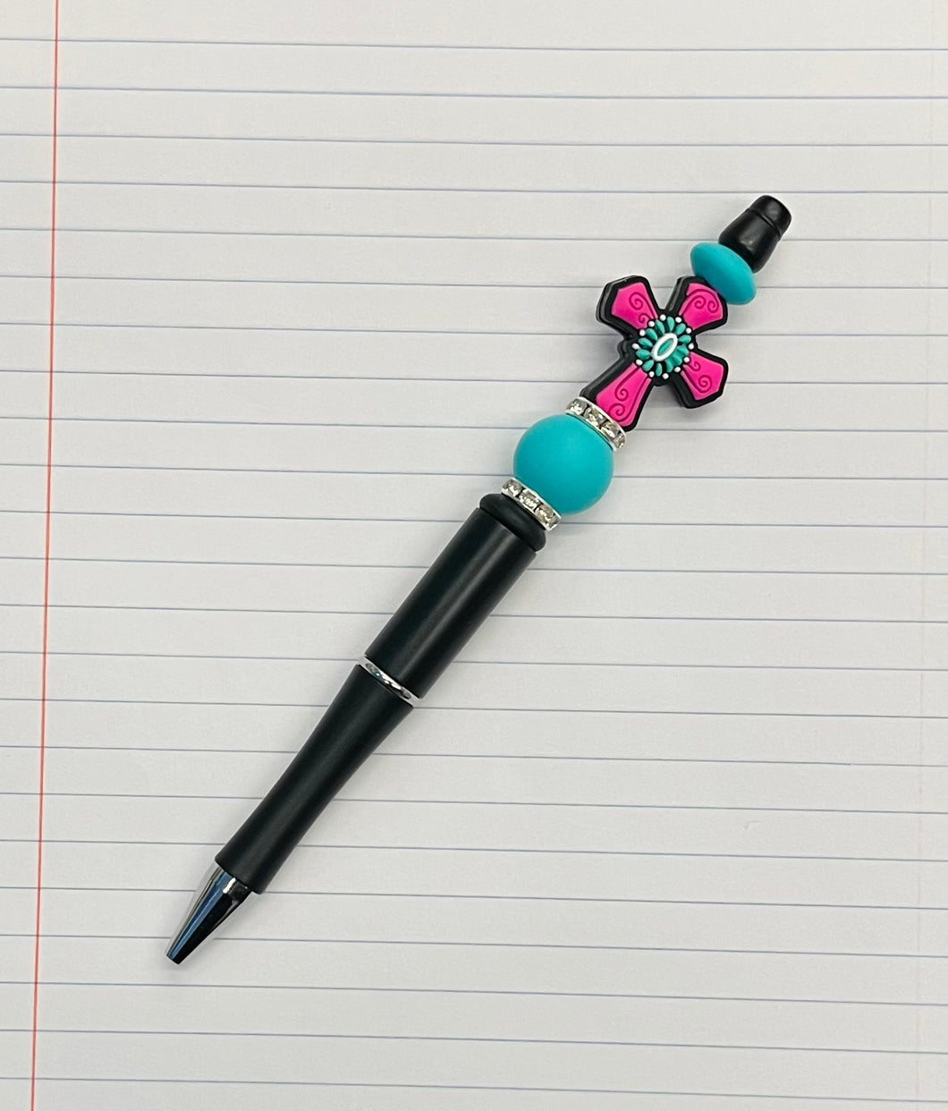 Beaded Cross Pen